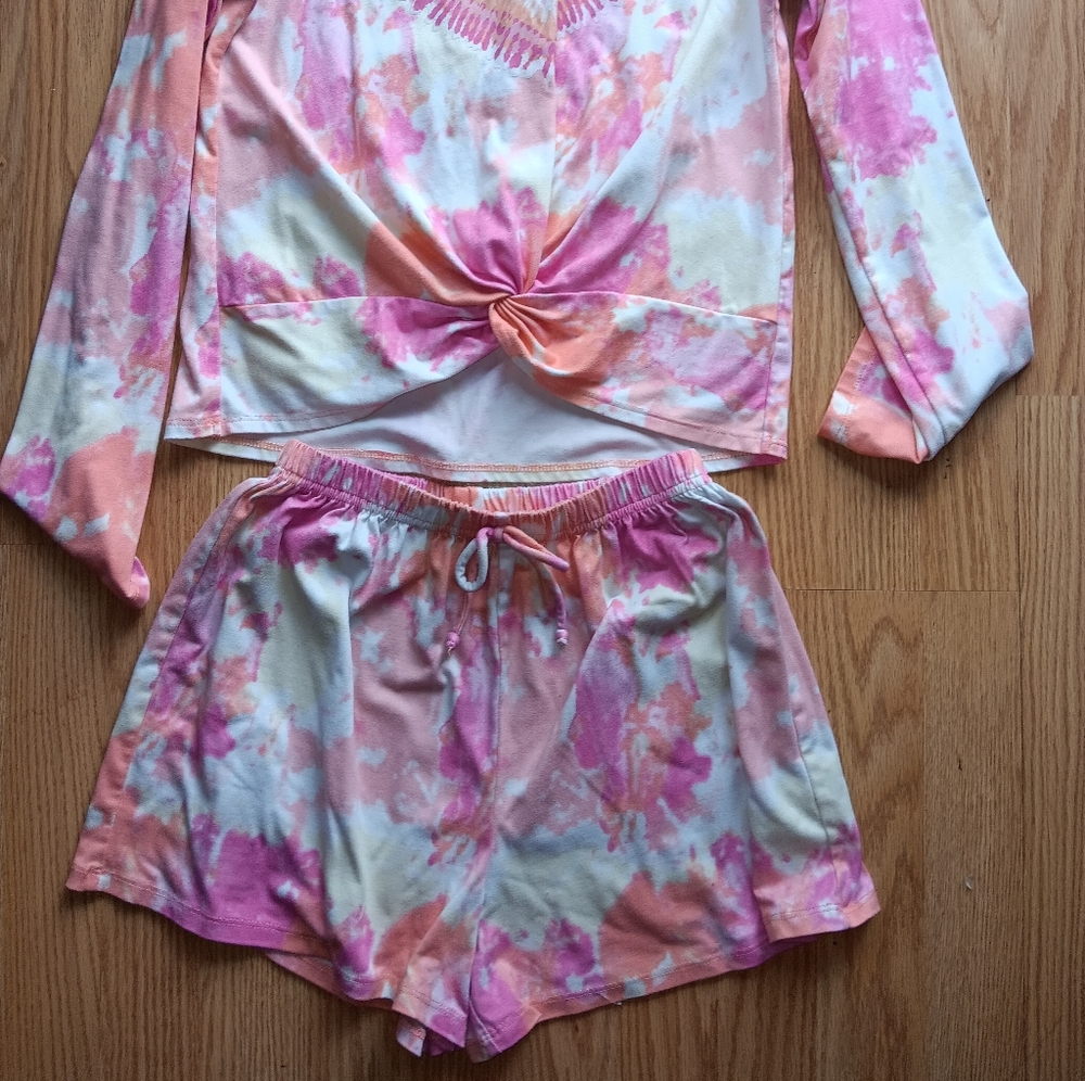 Lily bleu short set. Girls size 12.
